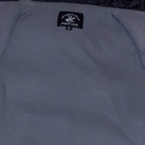 Fleece lined hooded puffer vest for men, NEW - Picture 3 of 3